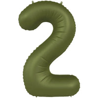 2 Jaar Cijfer Groen XL Ballon - Ballonnenshop.nl