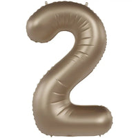 2 Jaar Cijfer Starlight Goud XL - Ballonnenshop.nl