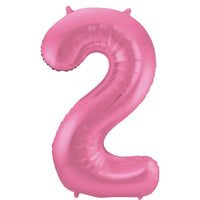 2 Jaar Mat Roze Hartjes Tros - Ballonnenshop.nl