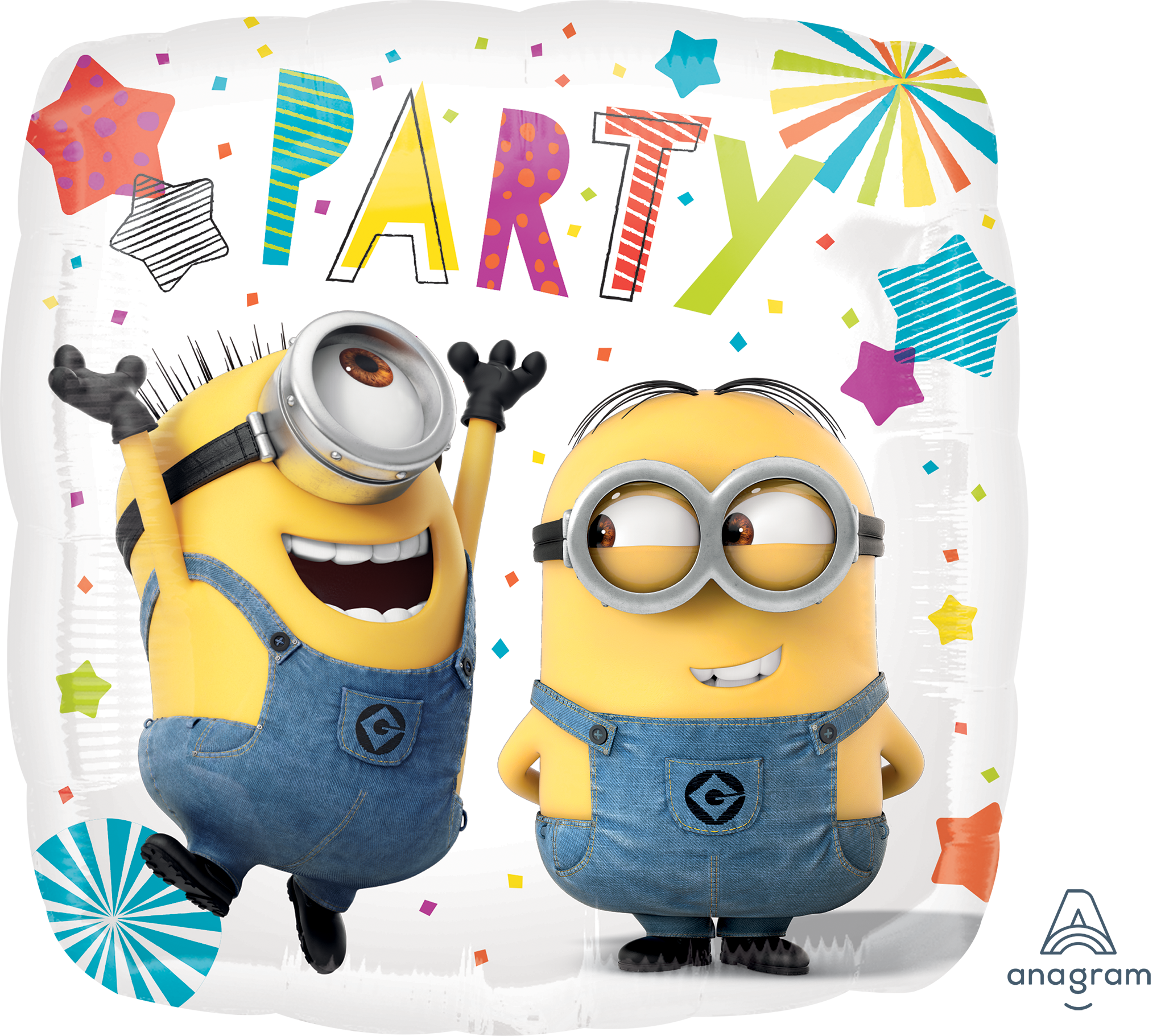 Minion Party Helium Ballon - Gevuld Met Helium - 46 cm