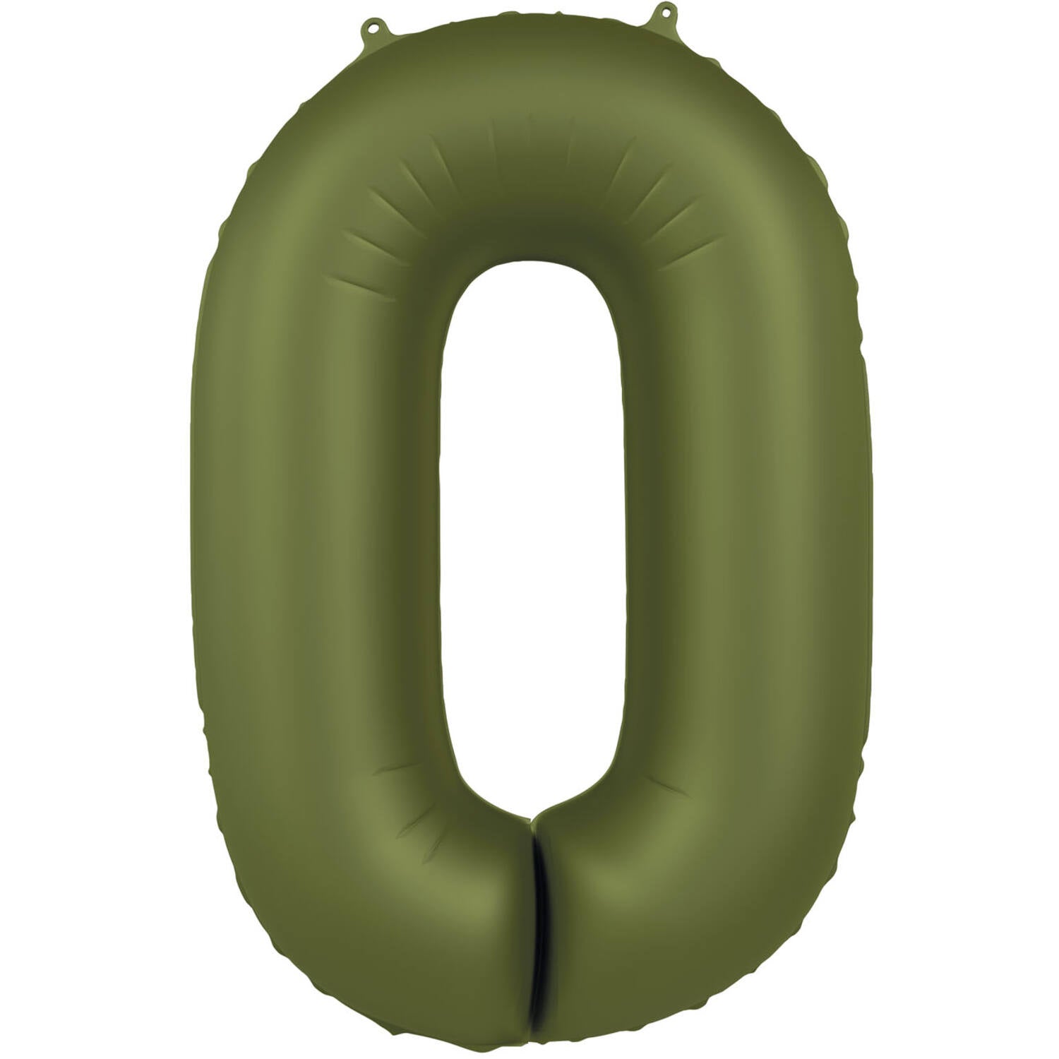 Cijfer Ballon 0 - Groen - 86 cm