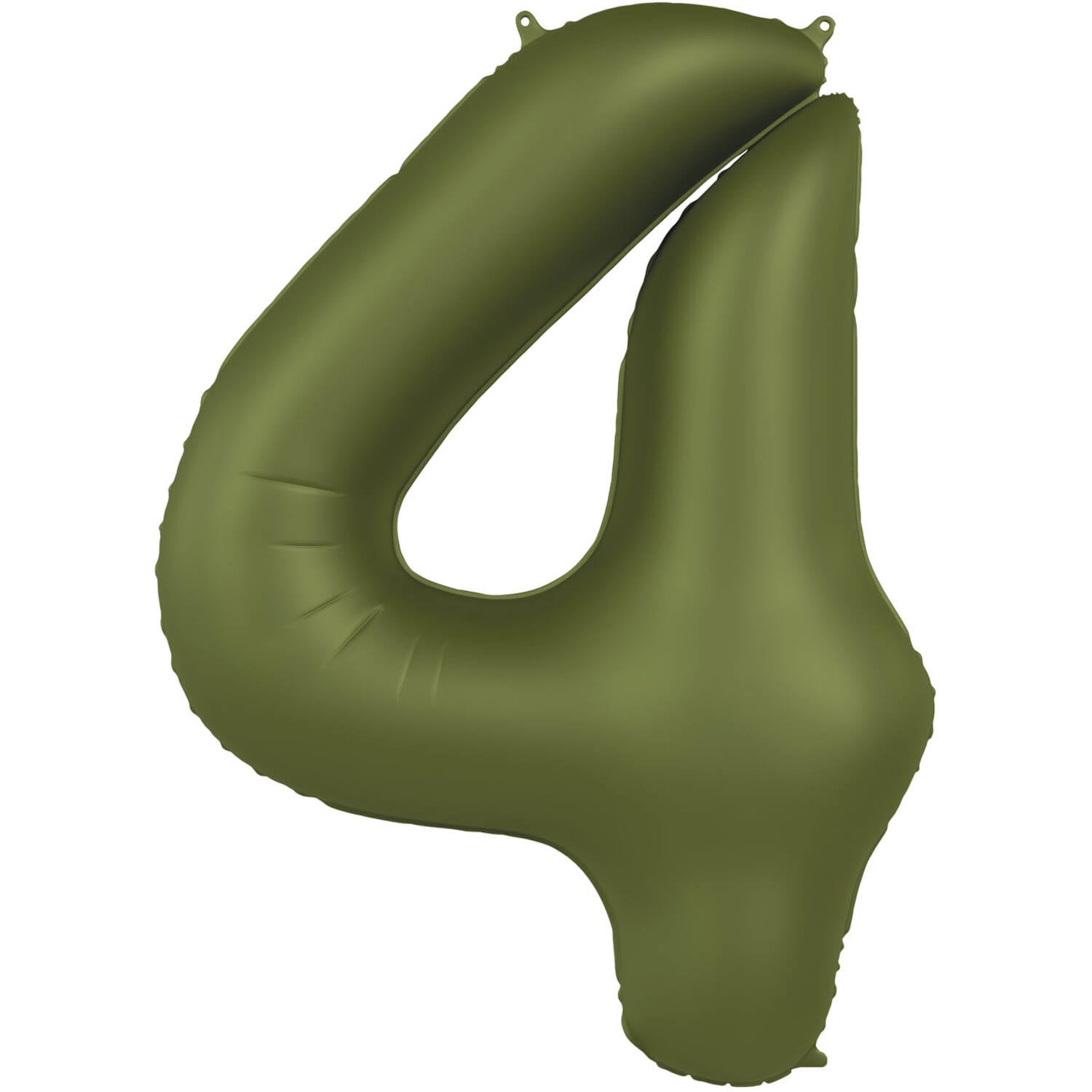 Cijfer Ballon 4 - Groen - 86 cm