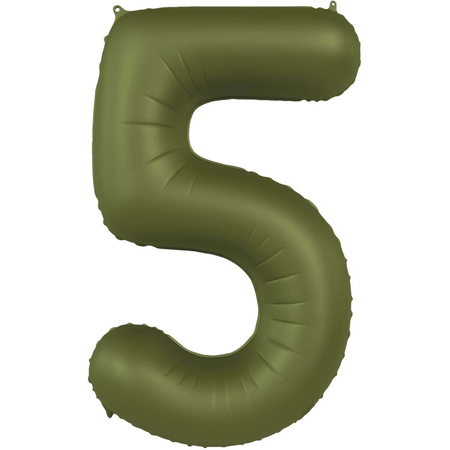 Cijfer Ballon 5 - Groen - 86 cm