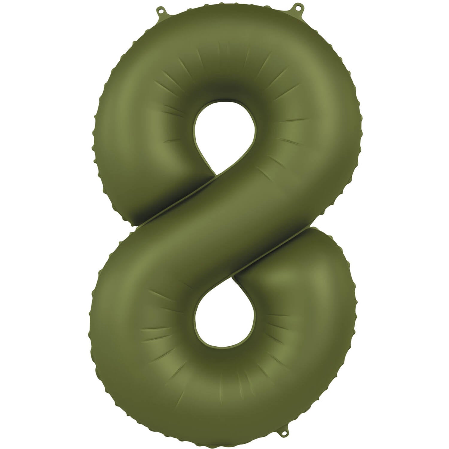 Cijfer Ballon 8 - Groen - 86 cm