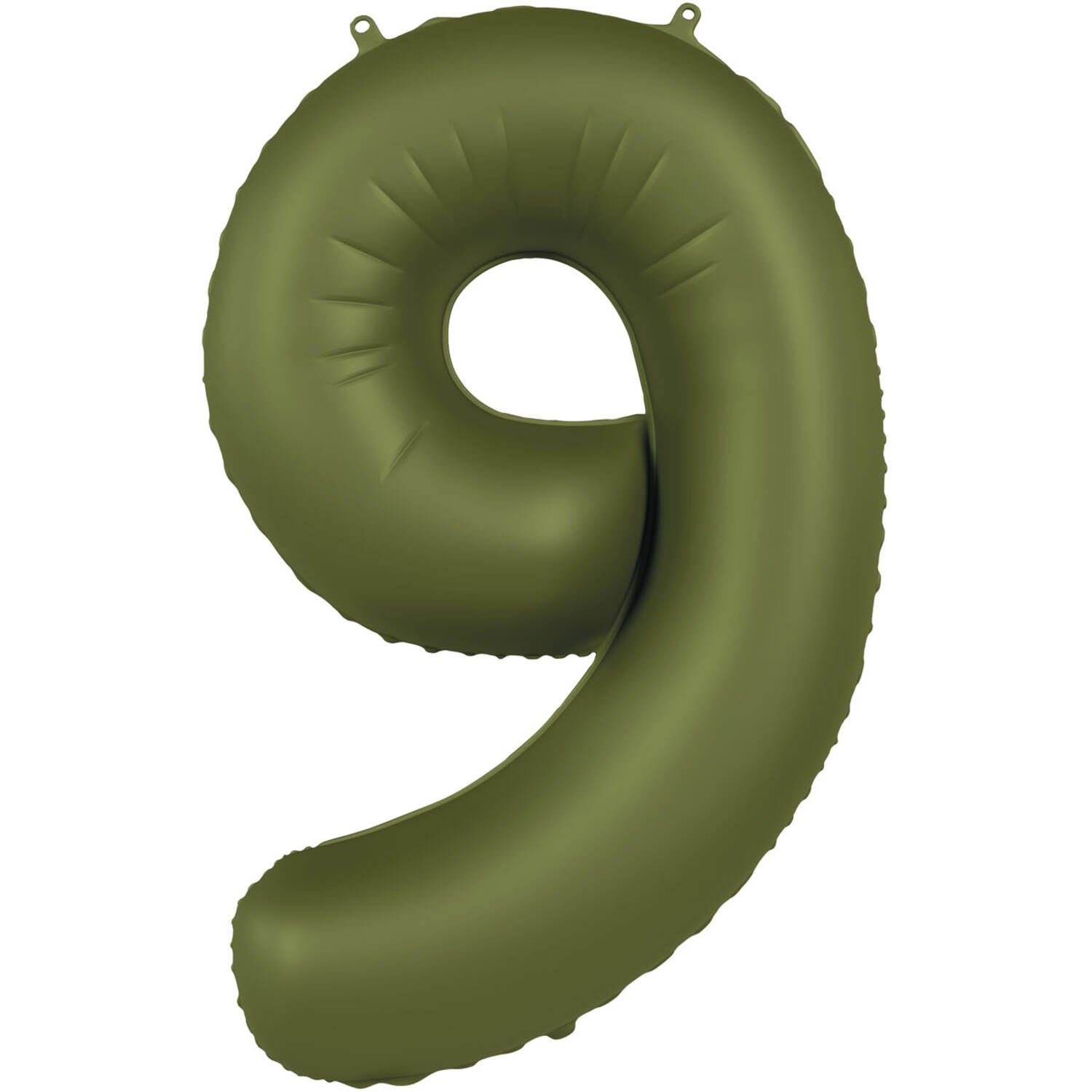 Cijfer Ballon 9 - Groen - 86 cm