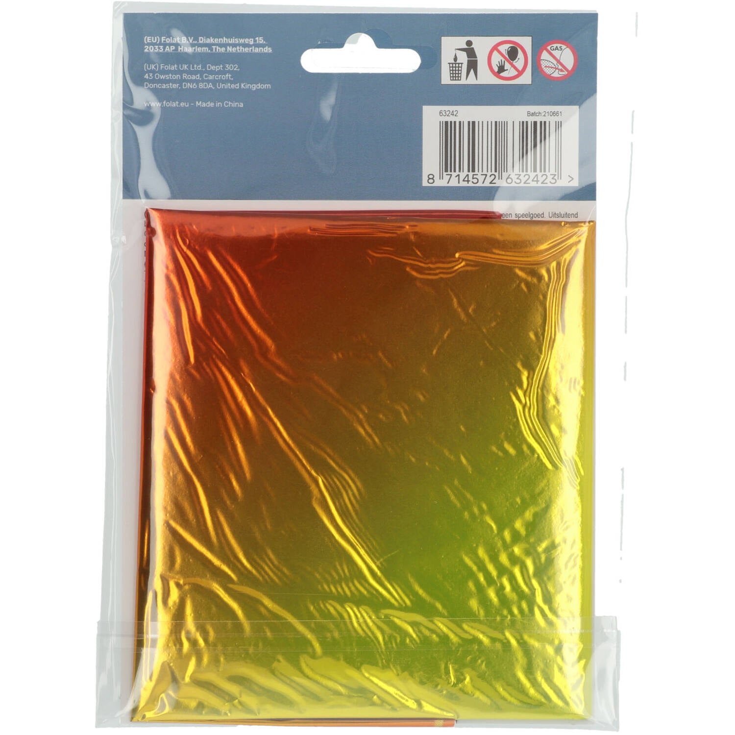 Cijfer Ballon 2 - Yummy Gummy - 86 cm