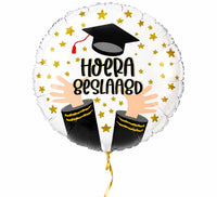 Hoera Geslaagd Ballon - Gevuld Met Helium - 46 cm
