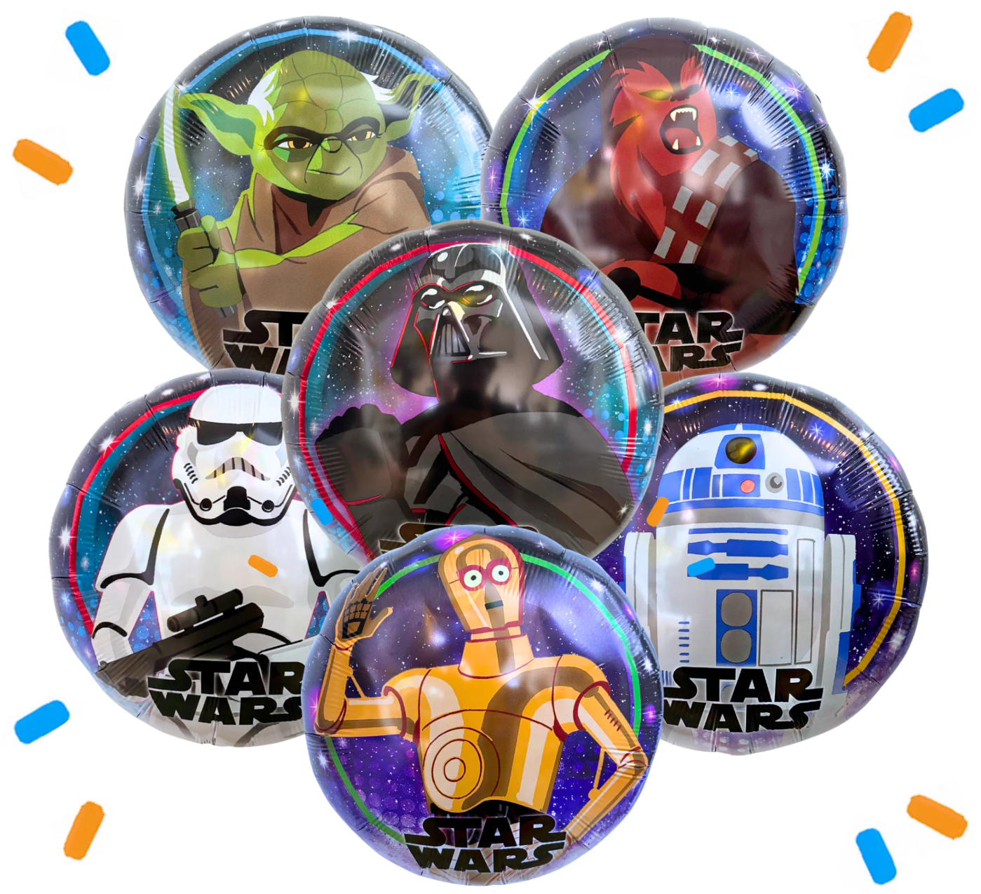 Star Wars Trosje XXXL - Gevuld Met Helium - 46 cm