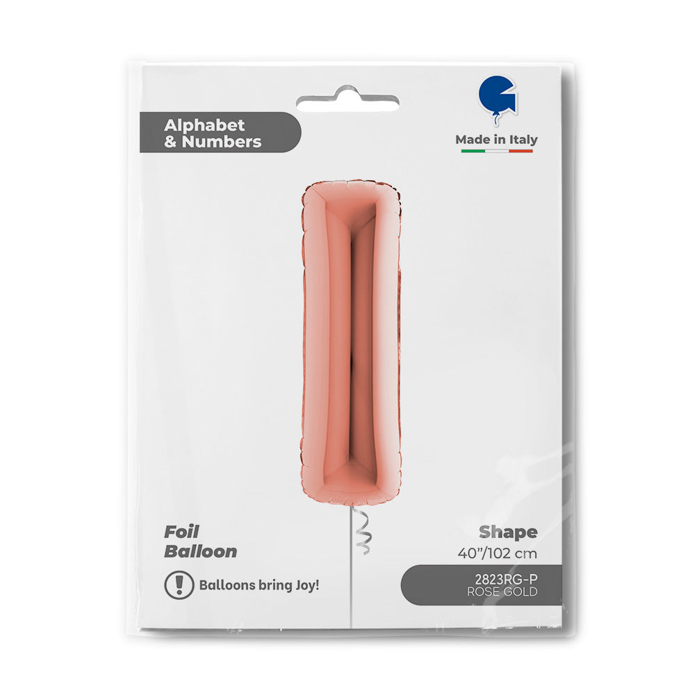 Letter Ballon I Rose Goud - 102 cm