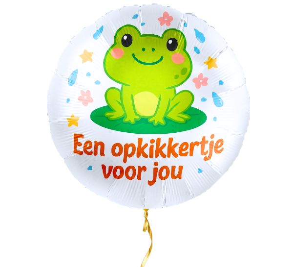 Opkikkertje Voor Jou Ballon - Gevuld Met Helium - 46 cm