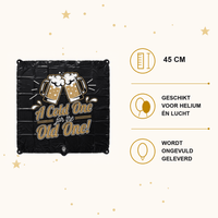 A Cold One For The Old One Folie Ballon - 45 cm - Ballonnenshop.nl