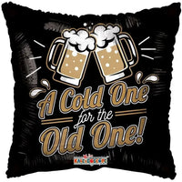 A Cold One For The Old One Folie Ballon - 45 cm - Ballonnenshop.nl