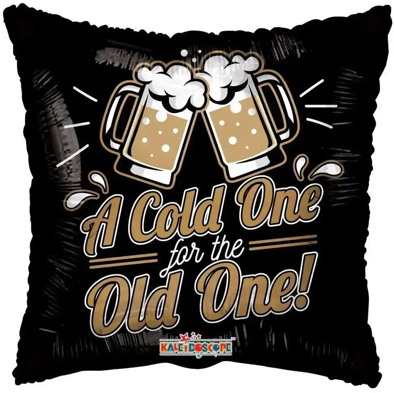A Cold One For The Old One Folie Ballon - 45 cm - Ballonnenshop.nl