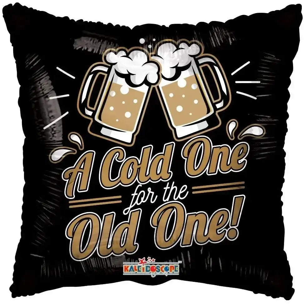 A Cold One For The Old One Folie Ballon - 45 cm - Ballonnenshop.nl