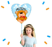 A Get Well Hug For You Helium Ballon - Gevuld Met Helium - 46 cm - Ballonnenshop.nl