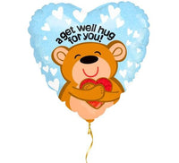 A Get Well Hug For You Helium Ballon - Gevuld Met Helium - 46 cm - Ballonnenshop.nl