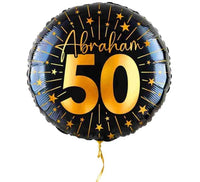 Abraham 50 Jaar Helium Ballon - Gevuld Met Helium - 45 cm - Ballonnenshop.nl