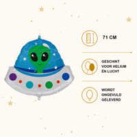 Alien - Folie Ballon - 71 cm - Ballonnenshop.nl