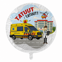 Ambulance Folie Ballon - 43 cm - Ballonnenshop.nl