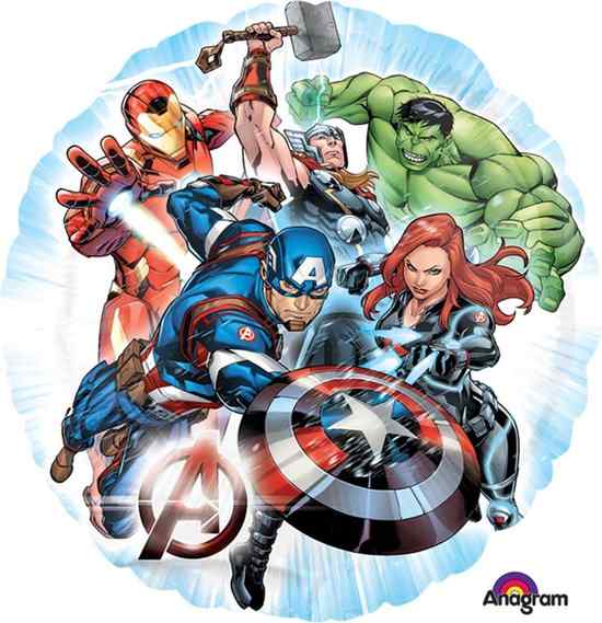Avengers Helium Ballon - Gevuld Met Helium - 46 cm - Ballonnenshop.nl