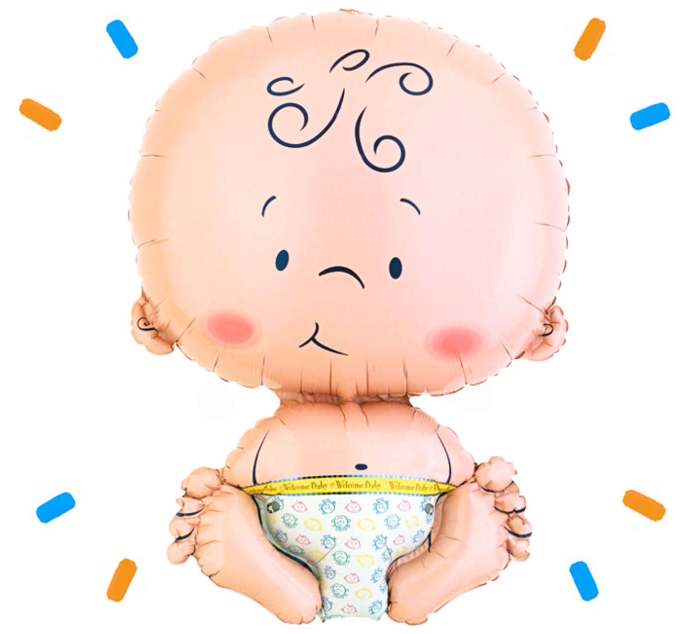 Baby Helium Ballon - Gevuld Met Helium - 61 cm
