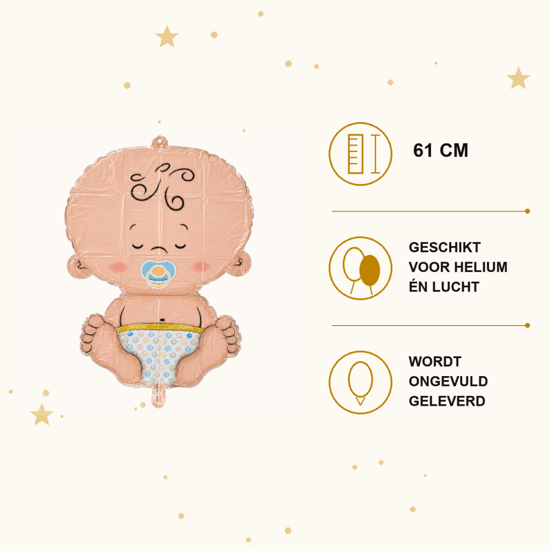 Baby Folie Ballon - 61 cm - Ballonnenshop.nl