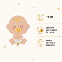 Baby Folie Ballon - 79 cm - Ballonnenshop.nl