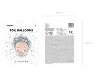 Baby Folie Ballon Jongen - 45 cm - Ballonnenshop.nl