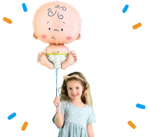 Baby Helium Ballon - Gevuld Met Helium - 61 cm - Ballonnenshop.nl