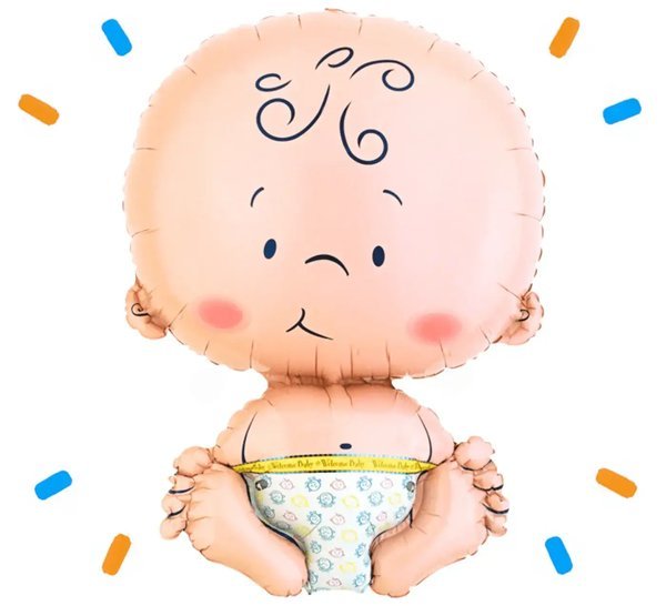 Baby Helium Ballon - Gevuld Met Helium - 61 cm - Ballonnenshop.nl