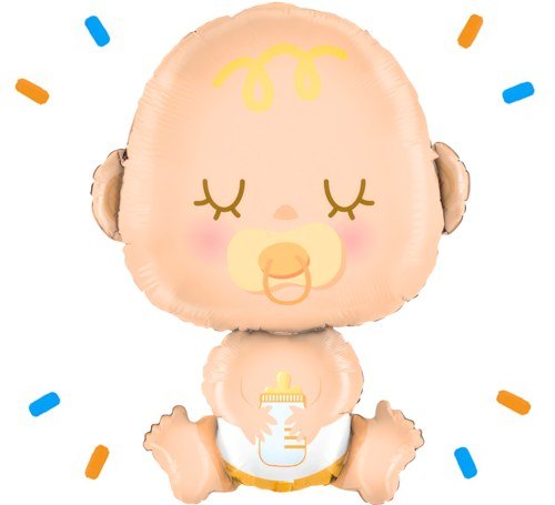 Baby Helium Ballon - Gevuld Met Helium - 79 cm - Ballonnenshop.nl