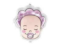 Baby Helium Ballon Meisje - Gevuld Met Helium - 45 cm - Ballonnenshop.nl