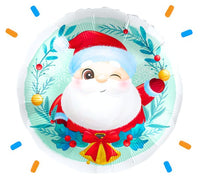 Baby Kerstman Helium Ballon - Gevuld Met Helium - 46 cm - Ballonnenshop.nl