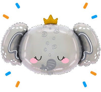 Baby Olifant Helium Ballon - Gevuld Met Helium - 69 cm - Ballonnenshop.nl