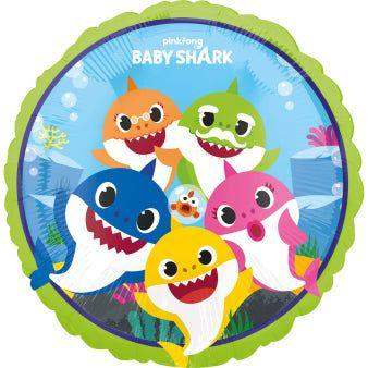 Baby Shark Helium Ballon - Gevuld Met Helium - 43 cm - Ballonnenshop.nl