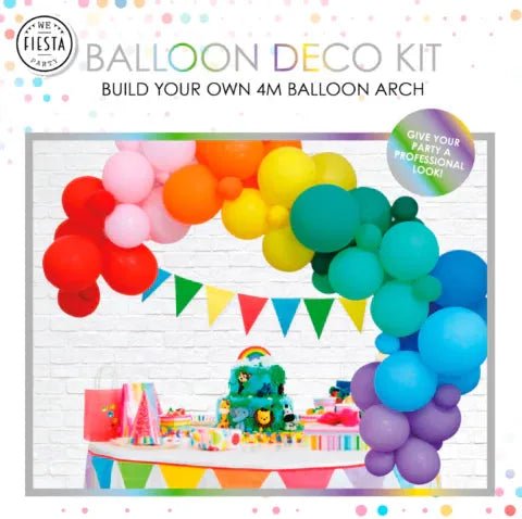 Ballonnenboog Zelf Maken - Regenboog - 4 m - Ballonnenshop.nl