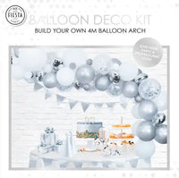 Ballonnenboog Zelf Maken - Zilver - 4 m - Ballonnenshop.nl