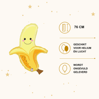 Banaan Folie Ballon 76 cm - Ballonnenshop.nl