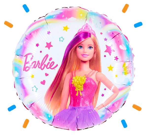 Barbie Helium Ballon - Gevuld Met Helium - 46 cm - Ballonnenshop.nl