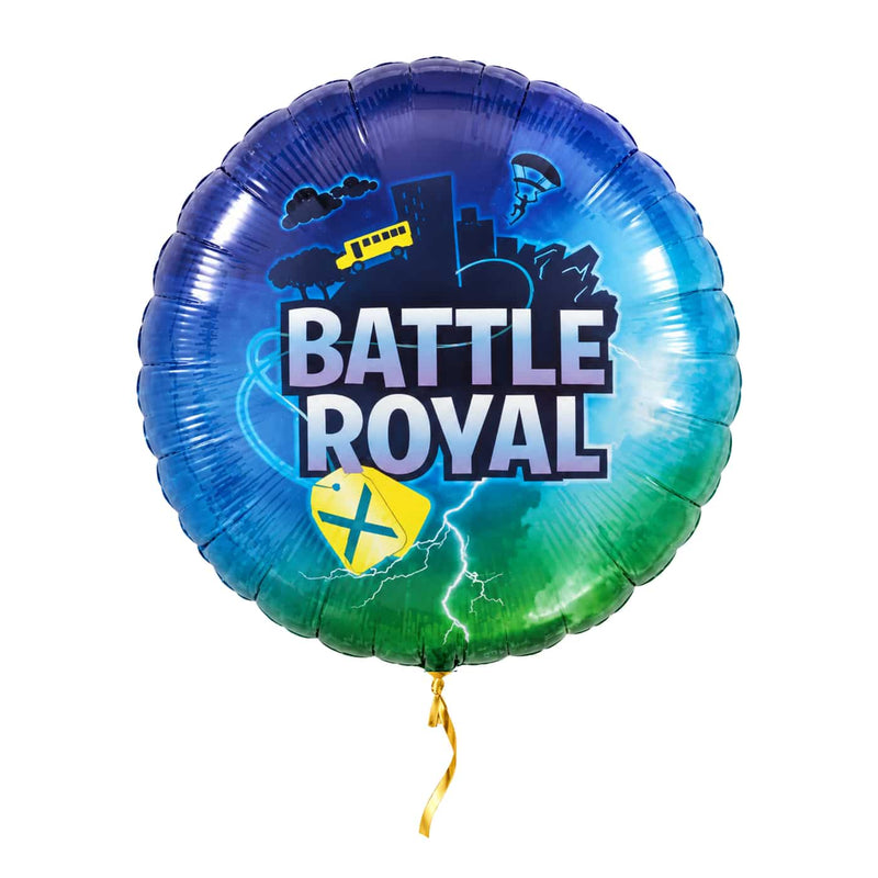 Battle Royale Helium Ballon – met helium gevuld, met gouden lint