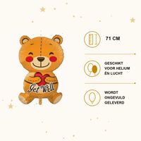 Beer Get Well Folie Ballon - 71 cm - Ballonnenshop.nl