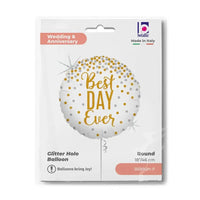 Best Day Ever Folie Ballon - 45 cm - Ballonnenshop.nl