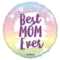 Best Mom Ever Helium Ballon - Gevuld Met Helium - 46 cm - Ballonnenshop.nl