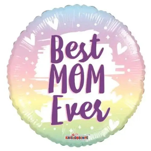 Best Mom Ever Helium Ballon - Gevuld Met Helium - 46 cm - Ballonnenshop.nl