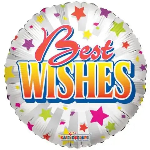 Best Wishes Folie Ballon - 46 cm - Ballonnenshop.nl