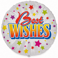 Best Wishes Folie Ballon - 46 cm - Ballonnenshop.nl