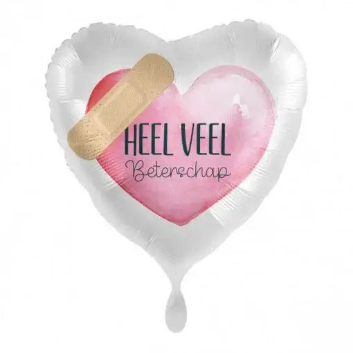 Beterschap Pleister Roze Folie Ballon - 43 cm - Ballonnenshop.nl