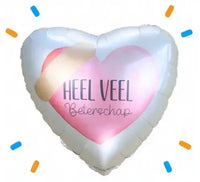 Beterschap Pleister Roze Helium Ballon - Gevuld Met Helium - 43 cm - Ballonnenshop.nl