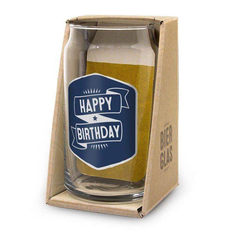 Bierglas - Happy Birthday - Ballonnenshop.nl