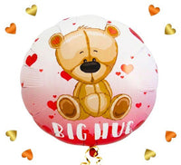 Big Hug Beer helium ballon, een knuffel van afstand - Ballonnenshop.nl